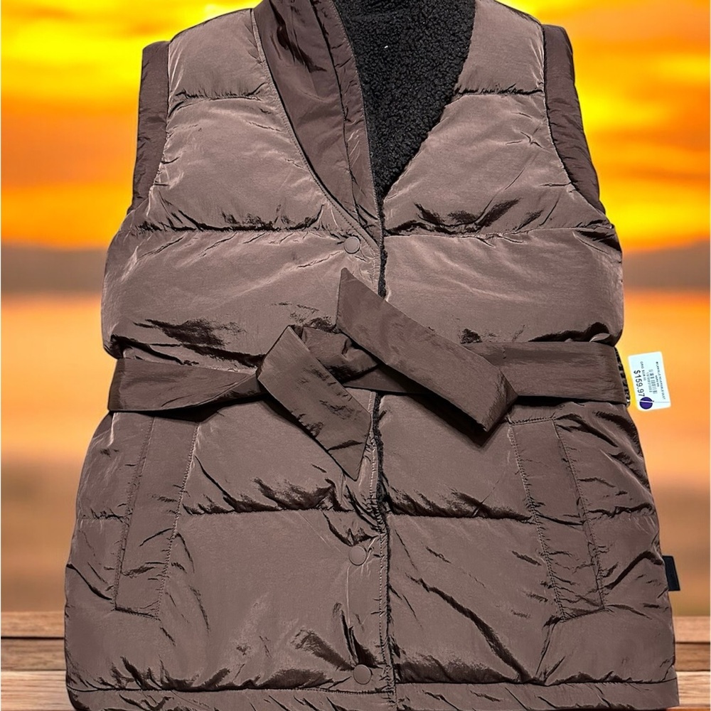 Vuori Brown Puffer Vest